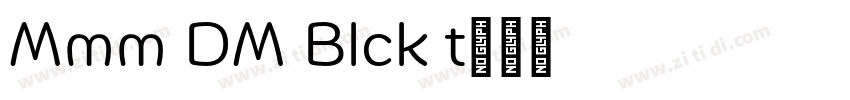 Mommi DEMO Black It字体转换